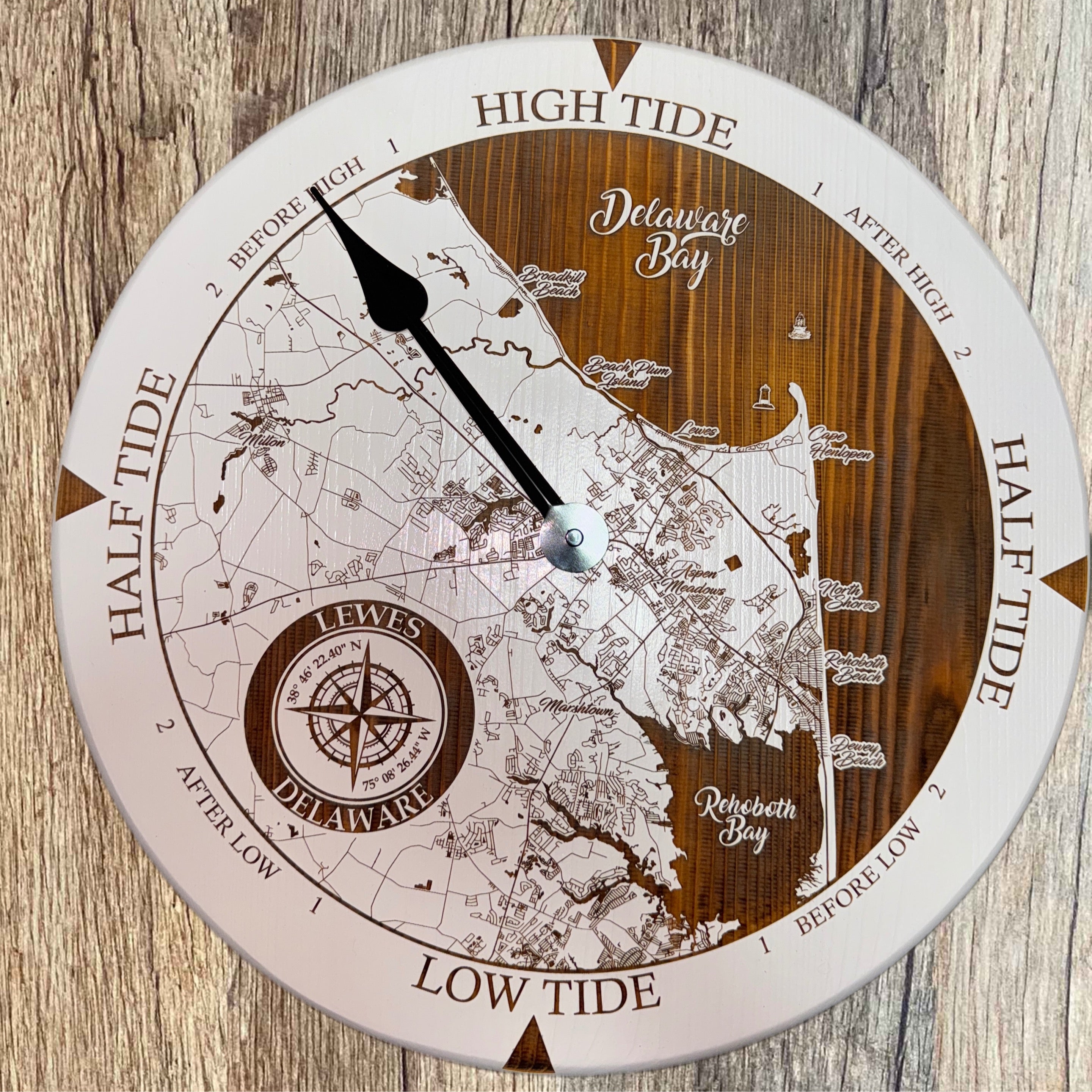 Lewes, Delaware Lowcountry Tide Clocks