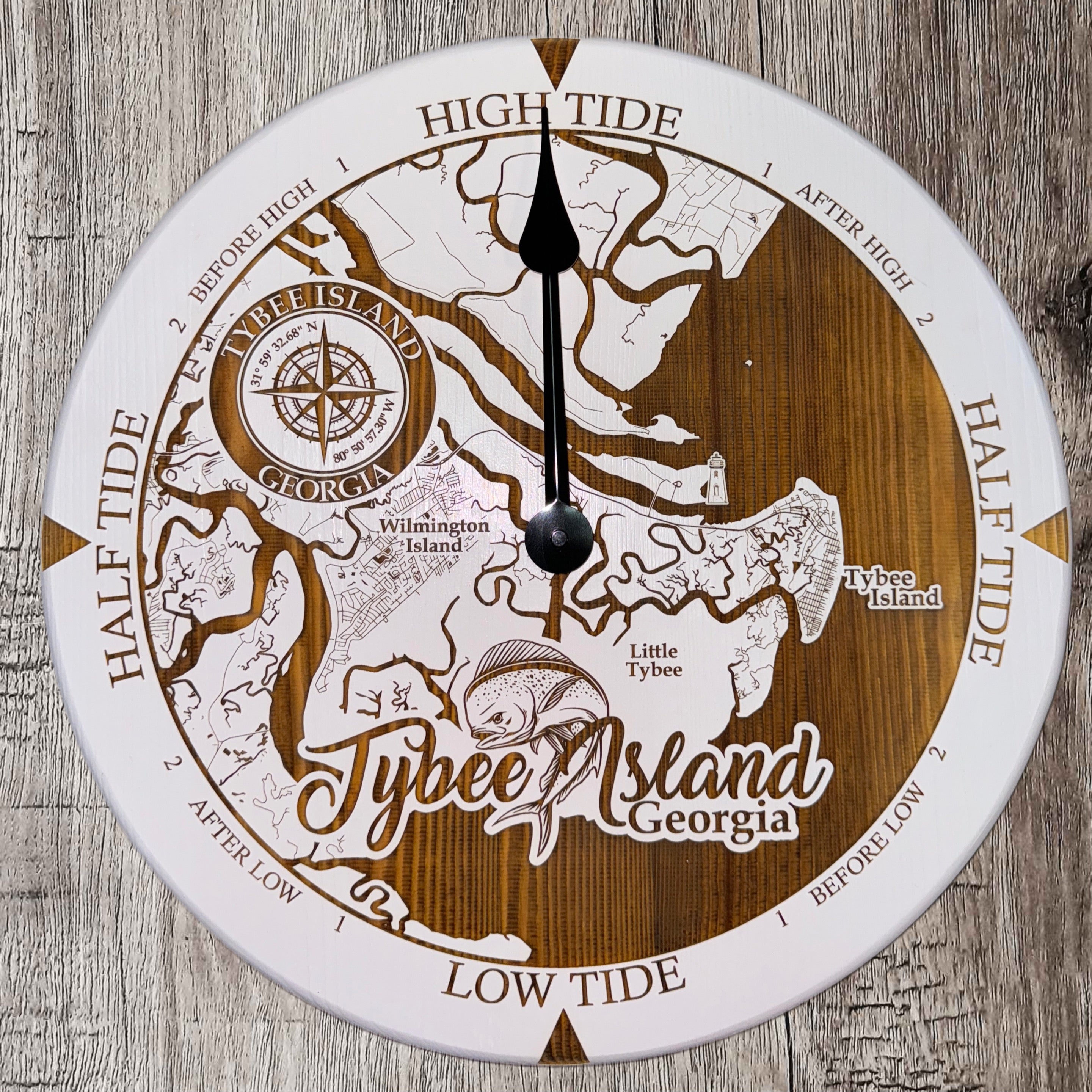 Tybee Island, Ga Lowcountry Tide Clocks