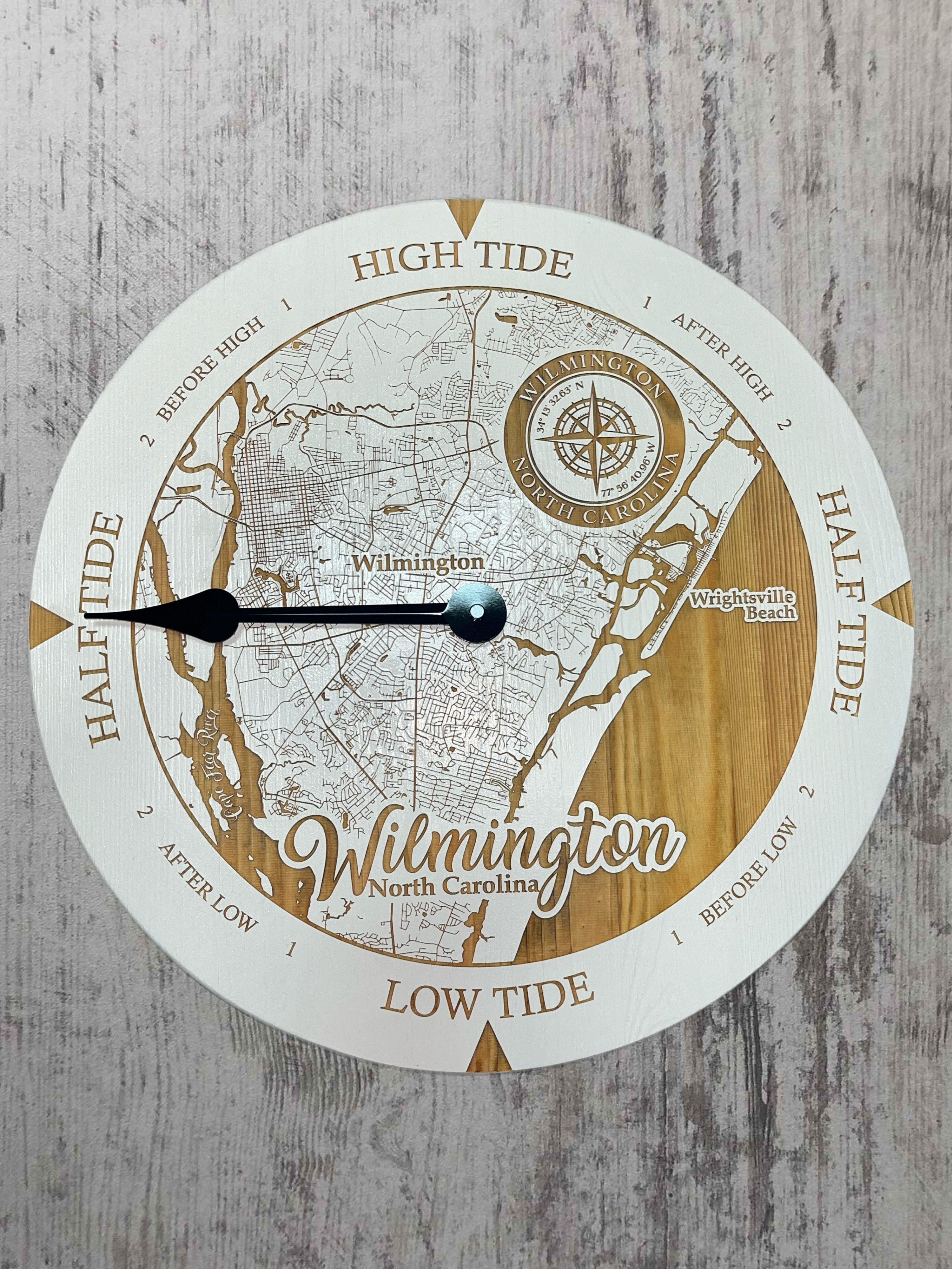 Wilmington Tide Clock Lowcountry Tide Clocks